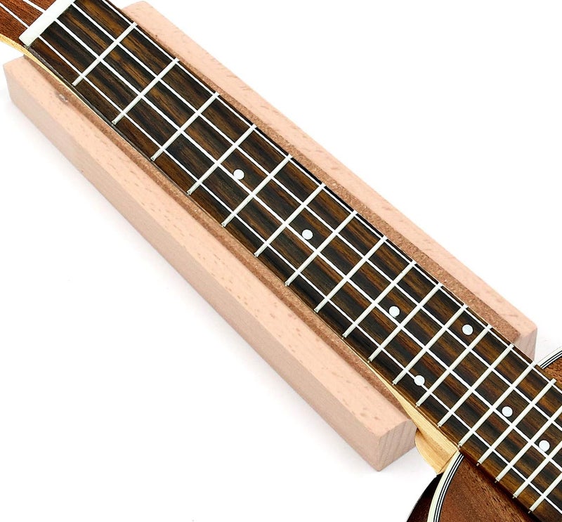 FarBoat Neck Support Cradle Neck Rest Stand Caul Wood Pillow Display for Guitars Bass Ukulele (11.8inch) - Image 5